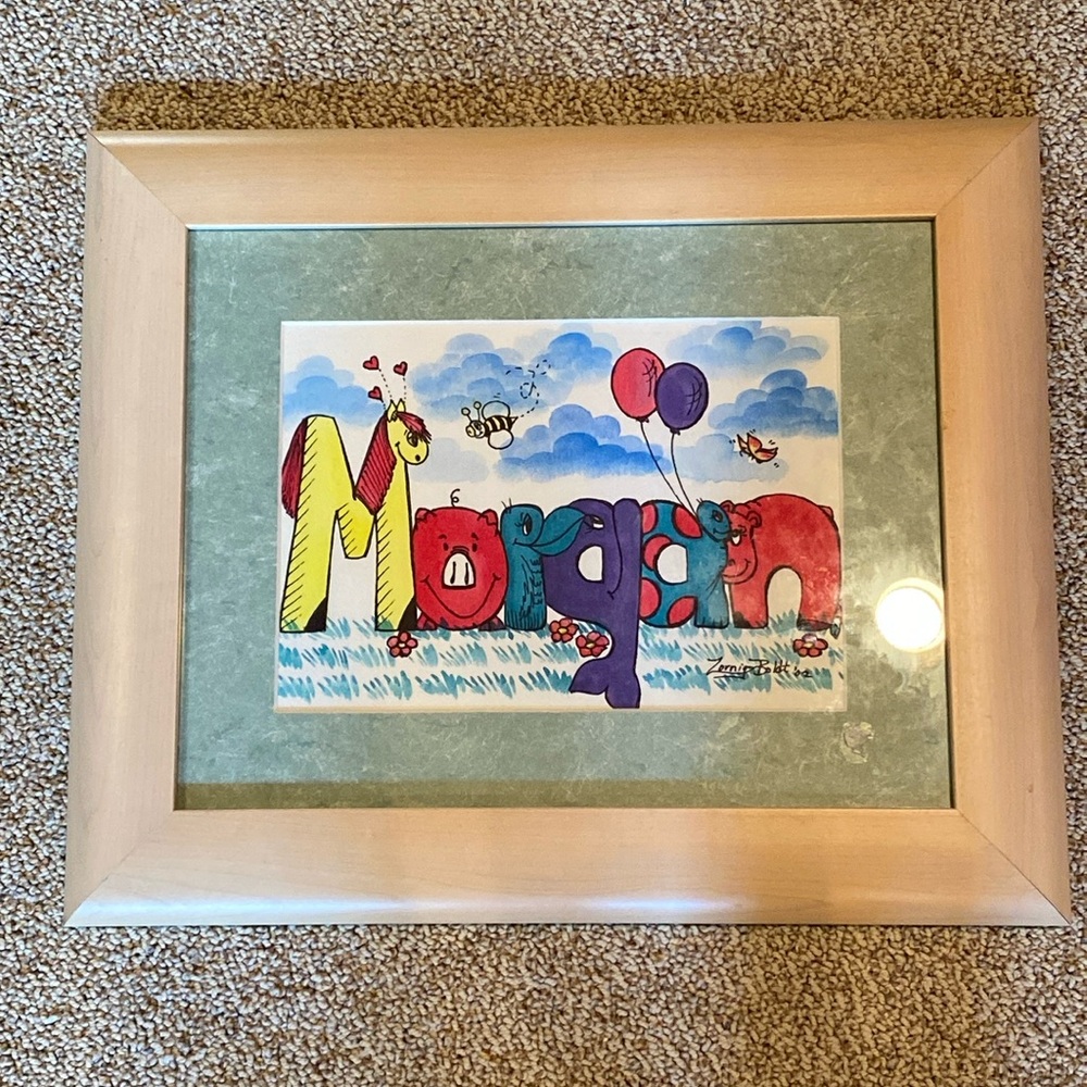 Morgan Name frame